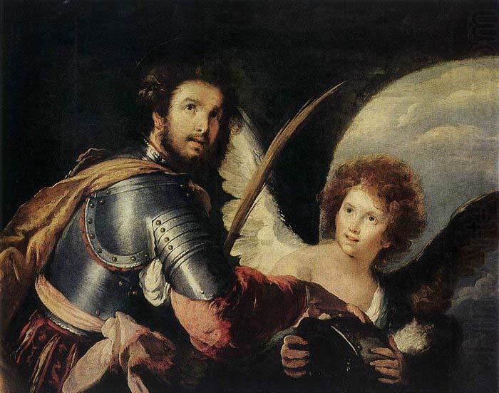 Bernardo Strozzi St Maurice and the Angel china oil painting image